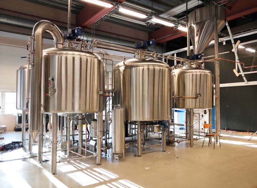 4 vessel brewhouse